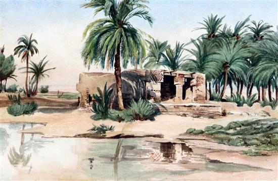 Salvatore Cherubini (19th C.) Views of Egypt and Nubia, possibly studies for Ippolito Rosellinis Monuments of Egypt and Nubia